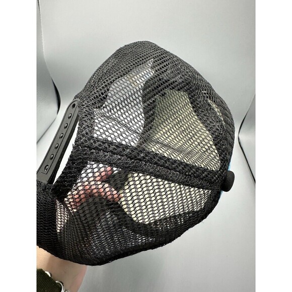 Hawaii Neon Blue 808 State Hat Snapback Hawaiian Headwear Mesh - Picture 11 of 12